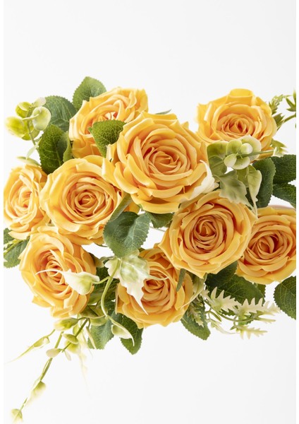 Yapay Gül Demeti 9 Dallı Sarı modelleri