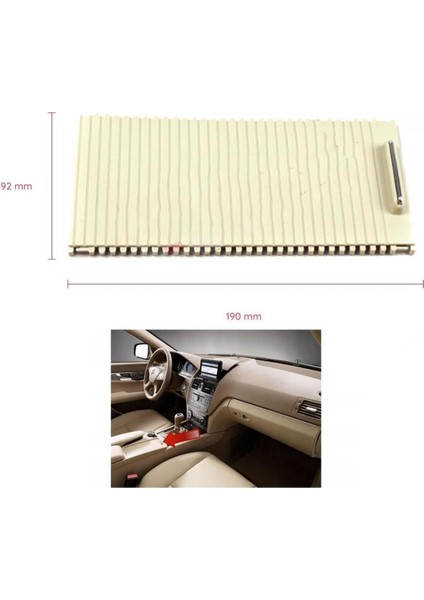 Mercedes W204 - W212-C180-C200 Orta Konsol Bardaklık Perdesi Bej Renk fiyatları