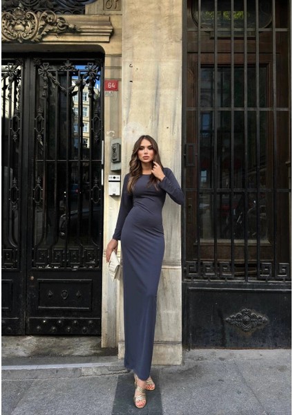 Uzun Kollu Uzun Elbise fiyatları