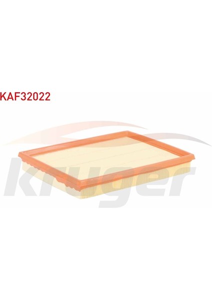 KRUGER-KAF32022 - Hava Fıltre Opel Astra G (F69) 2.2 16V 1998-2005/ Zafıra B 2.2i 2005-2011