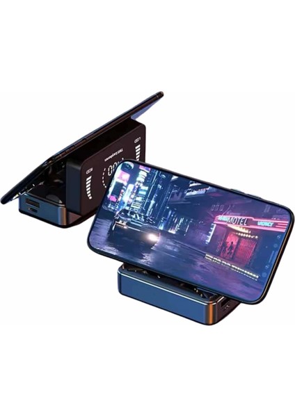 Bluetooth Kulaklık Anc Özelliği Powerbank Özelliği Aynalı Dijital Göstergeli
