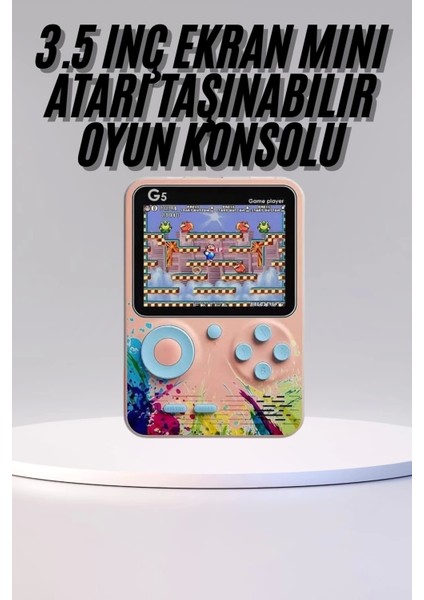 Game Box Mini 500 Adet Retro Oyun Taşınabilir Oyun Konsolu
