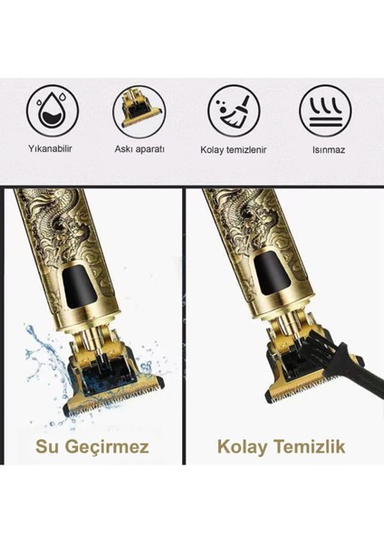 Kablolu ve Kablosuz Şarjlı Tıraş Makinesi, Sakal, Bıyık, Ense Profesyonel Kullanım fırsatları