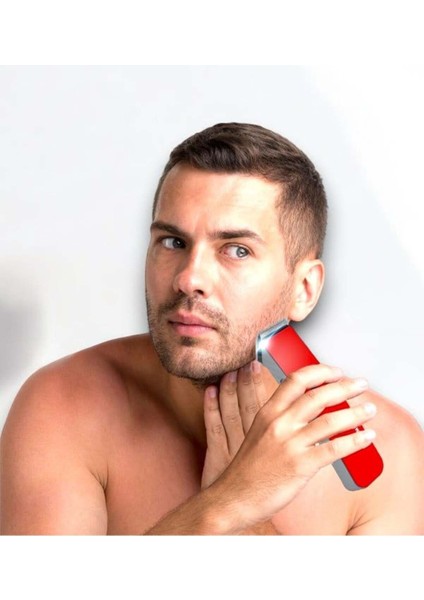 Kırmızı Profesyonel Saç ve Sakal Tıraş Makinesi fiyatları