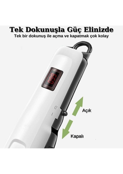 Dijital Şarj Göstergeli Paslanmaz Bıçaklı Profesyonel Saç ve Tıraş Makinesi fiyatları