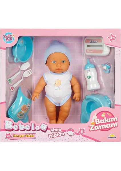 3823 Bebelou Bakım Zamanı Sesli Gülen Ağlayan Bebek 32 cm fiyatları