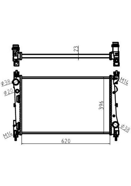 MGA-80445 - Su Radyatoru Mekanık (Fıat: Doblo 1.3 Mjt 2010>) 620×396×23