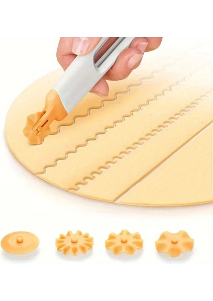 4 Başlıklı Hamur Kesici