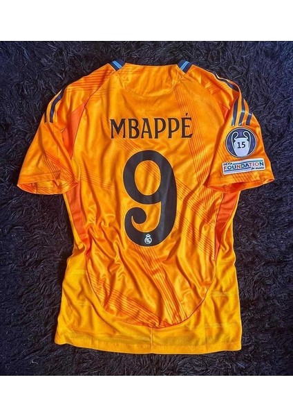R.e.a.l M.a.d.r.i.d 2024/25 Sezonu Kylian Mbappe Deplasman Forması (Orange)