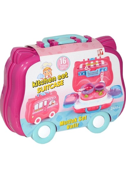 562 By Toys, 16 Parça Mutfak Set Valizim / +24 Ay