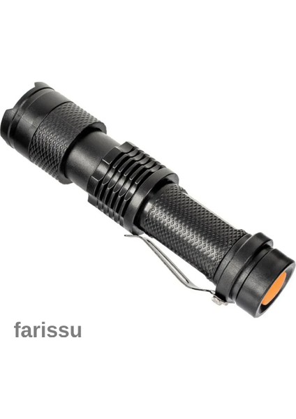 Taktik Tip Zoomlu El Feneri | 2 Adet 1900 Mah Pil + Şarj Cihazı | 3 Mod | Süper Parlak LED modelleri