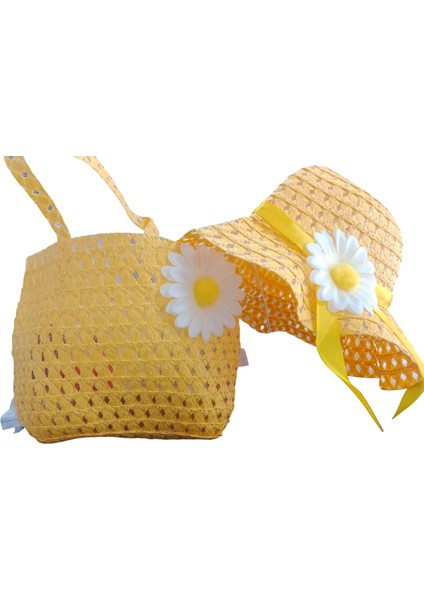 Çocuk Şapka Çanta Seti