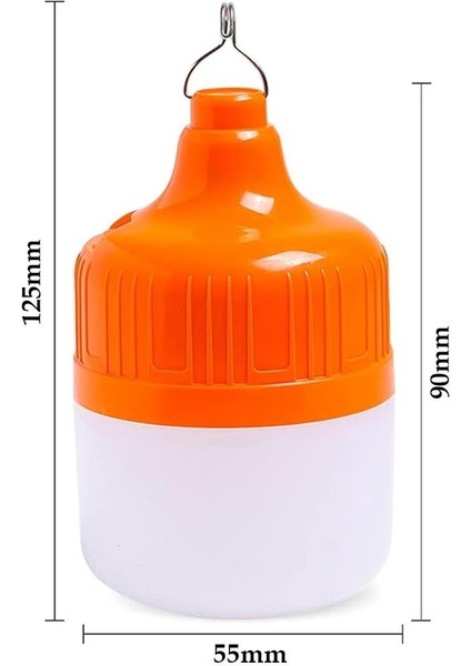 Ledx LN-OR100G 20 Watt Type-C Şarjlı Taşınabilir Asma Kancalı Kamp Çadır Lambası LED Aydınlatma 1200MAH 3 Modlu indirimleri