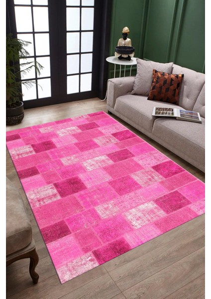 Kaymaz Tabanlı Halı Makinede Yıkanabilir Kilim Desenli Dot Tabanlı Mutfak Halısı 8001A fiyatları
