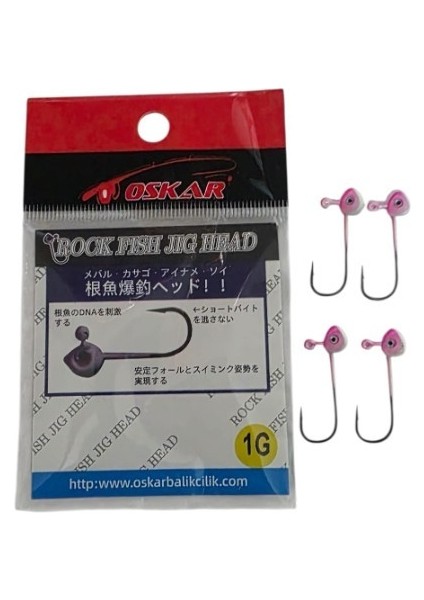 Glow Jighead Iğne No 6 (4 Pcs)