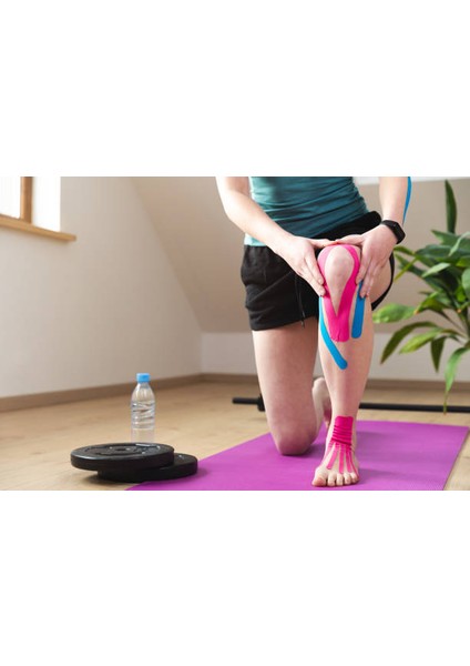 Kinezyo Bant | 5m x 5cm | Siyah Sporcu Destek Bandı | Esnek ve Suya Dayanıklı