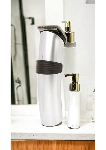 Gri Şarjlı Fonksiyonlu Saç ve Sakal Kesme Cihazı