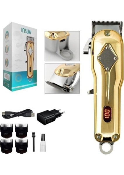 Dijital Ekranlı Şarjlı Fonksiyonlu Tıraş Makinesi