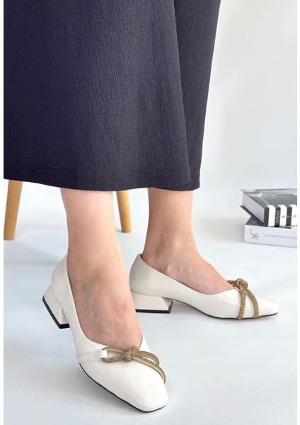 Estay Ten Rugan Topuklu Ayakkabı