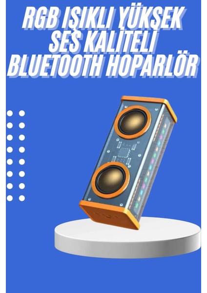 Şeffaf Mecha Taşınabilir Bluetooth Hoparlör Kablosuz Yüksek Ses Kaliteli