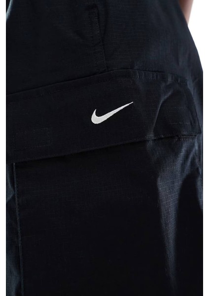 Sportswear Oversized Cargo Dans Pant Kadın Oversize Kargo Cepli Dokuma Eşofman Altı Siyah fırsatları