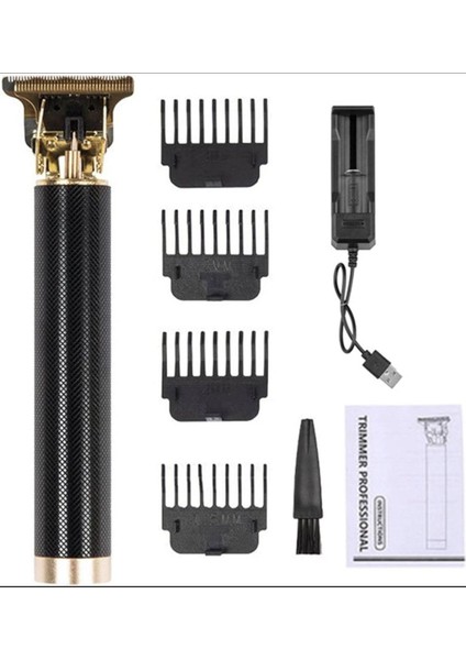 Siyah Profesyonel Fonksiyonlu Saç Sakal ve Ense Traş Cihazı