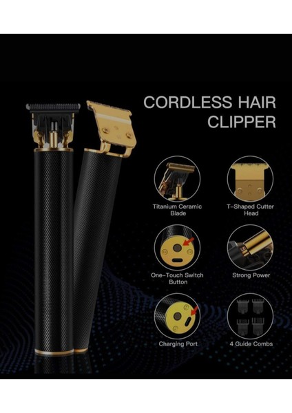 Siyah Profesyonel Fonksiyonlu Saç Sakal ve Ense Traş Cihazı modelleri