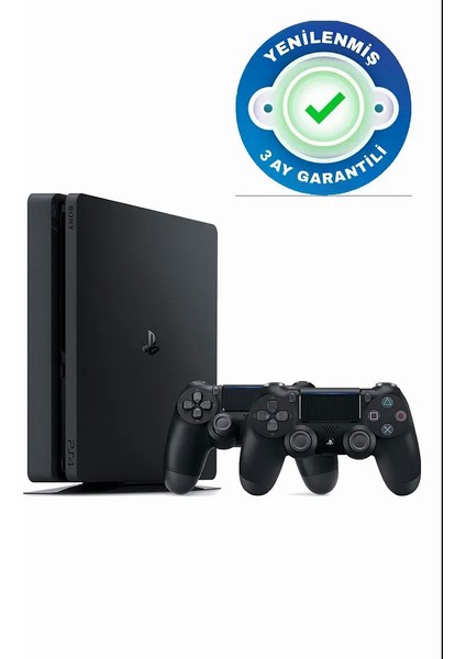 Playstation 4 Slim 500GB Siyah Oyun Konsolu Çift Kol ile Yenilenmiş Eğlence Deneyimi