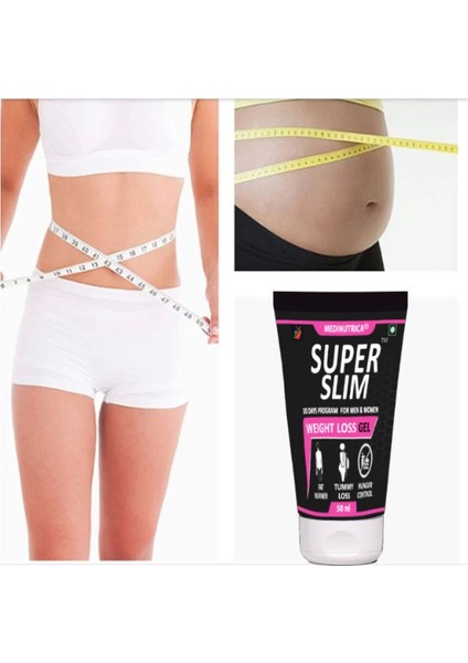 Super Slim Gel Fiziğinizi Sıkılaştırmaya Inceltmeye Zayıflatmaya Yeni Formül 50 ml Jel - Bay Bayan fiyatları