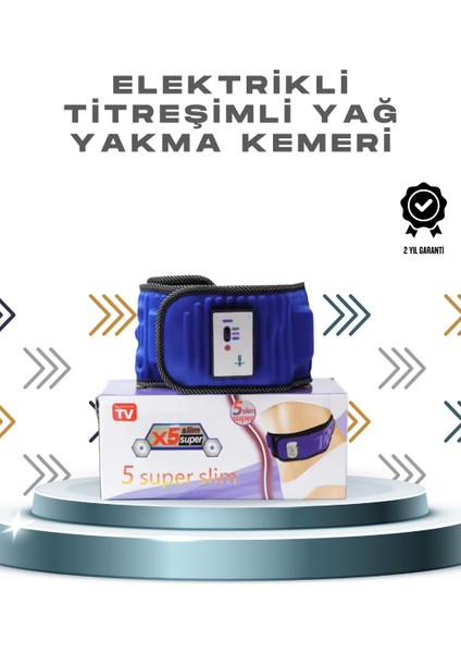 5 Motorlu Manyetik Masaj Kemeri – Bel, Kalça ve Bacak Için Zayıflama