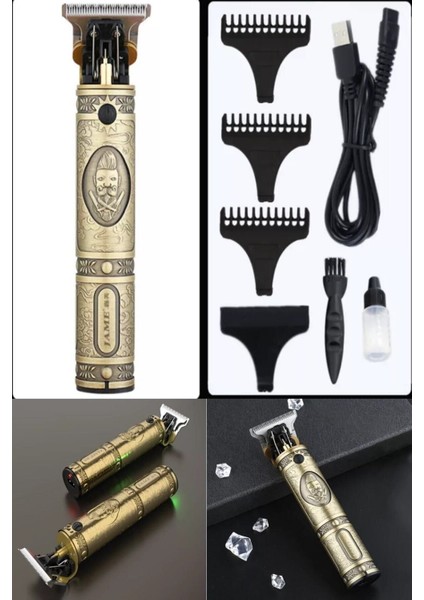 Uzun Süre Dayanan Şarjlı Paslanmaz Bıçaklı Tıraş Makinesi