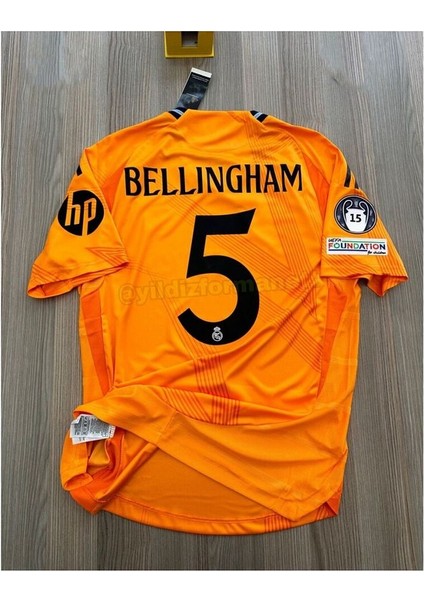 R.e.a.l M.a.d.r.i.d 2024/25 Yeni Sezon Jude Bellingham Deplasman Forması (Orange)