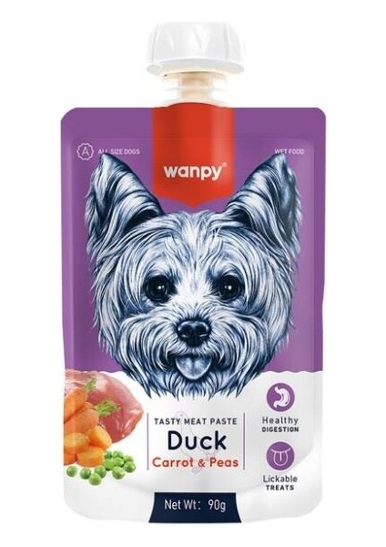 Taze Ördekli ve Havuçlu Köpek Et Ezmesi 90 gr