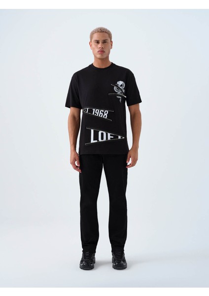 Charly Siyah Erkek Jean Pantolon LF2034725