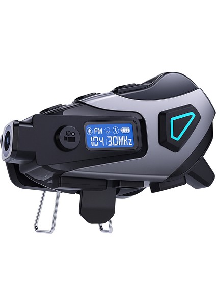 Kameralı Ekranlı Intercom Bluetooth Motosiklet Kask Kulaklığı 32 GB Sd Kart Hediyeli