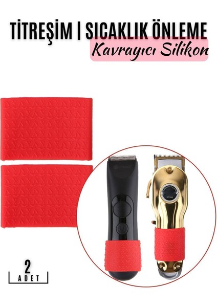 Kırmızı Tıraş Makinesi, Kayma ve Titreşim Azaltıcı, Konforlu Kullanım