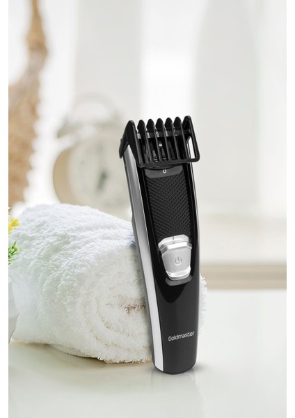 Hızlı Şarjlı, Ayarlanabilir Motorlu Saç ve Sakal Şekillendirme Cihazı, Siyah