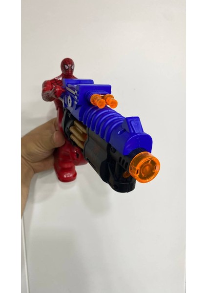 Örümcek Adamlı Işıklı Pilli Sesli Taramalı Oyuncak Tabanca Hareketli Spider-Man fiyatları