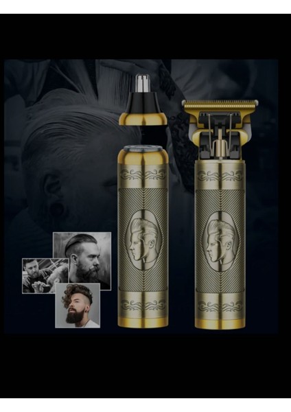 Iki Çift Fonksiyonlu Traş Makinesi, Saç, Sakal, Vücut ve Kulak Temizliği