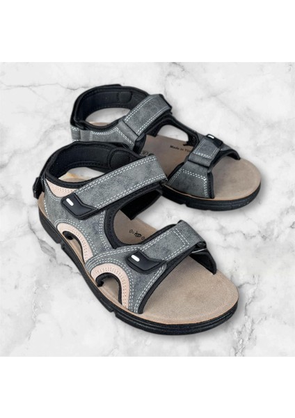 Erkek Ortapedik Taban Cırtlı Sandalet fiyatları