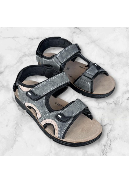 Erkek Ortapedik Taban Cırtlı Sandalet modelleri