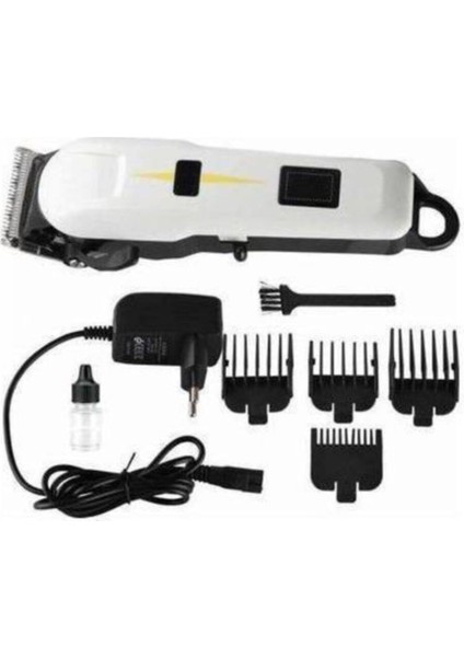 Profesyonel Saç ve Sakal Makinesi, Dijital Şarj Göstergeli, Güçlü ve Kullanışlı