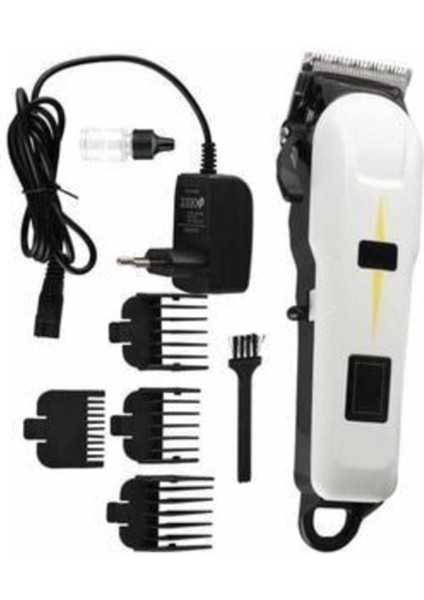Profesyonel Saç ve Sakal Makinesi, Dijital Şarj Göstergeli, Güçlü ve Kullanışlı fiyatları