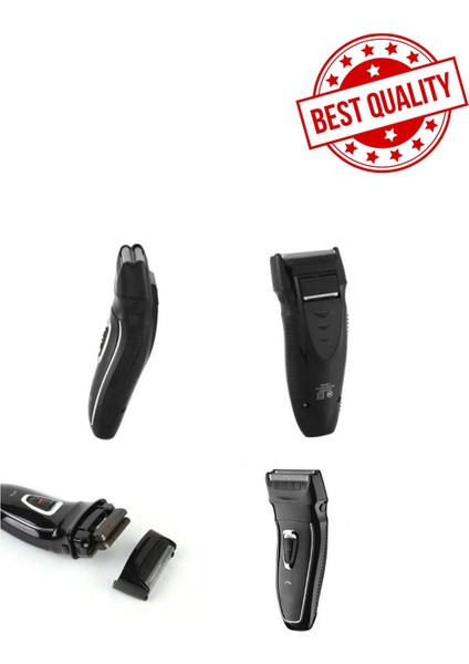 Siyah 3 Bıçaklı Sakal Sıfırlama Tıraş Makinesi Günlük Kullanım fiyatları