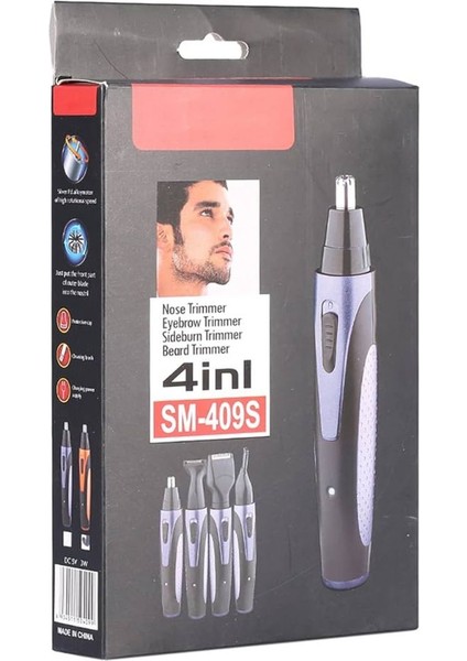 4'ü 1 Arada Burun, Kulak, Çene ve Kirpik Temizleme Cihazı SM-409S Siyah fiyatları