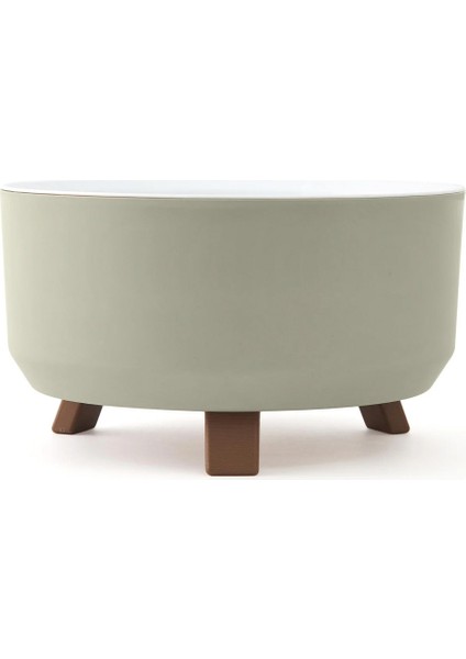 Orbita Saksı Seti Süzgeçli Ayaklı Delikli Plastik Aranjman Sukulent Saksısı Set