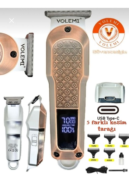 Şarjlı Fonksiyonlu Kişisel Bakım Aleti, Siyah