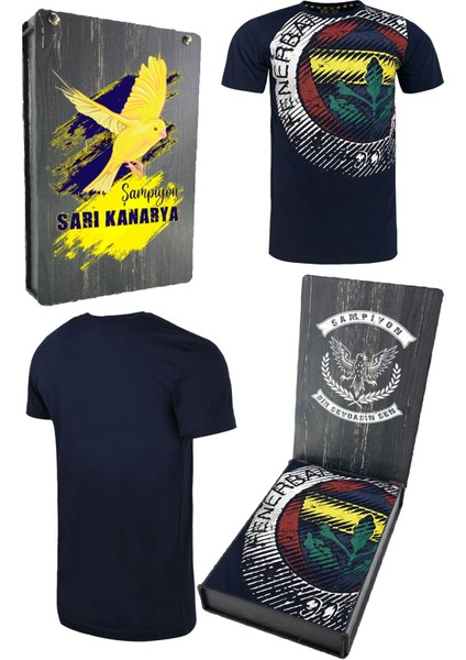 Orijinal Lisanslı Tribün 6 Renk Logolu Spor T-Shirthediyelik Ahşap Kutulu