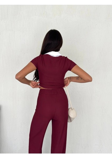 Ottoman Kumaş Beyaz Gömlek Yaka Takım S4142 fiyatları