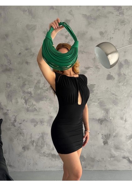 Pencereli Mini Mikro Elbise S3843 fiyatları